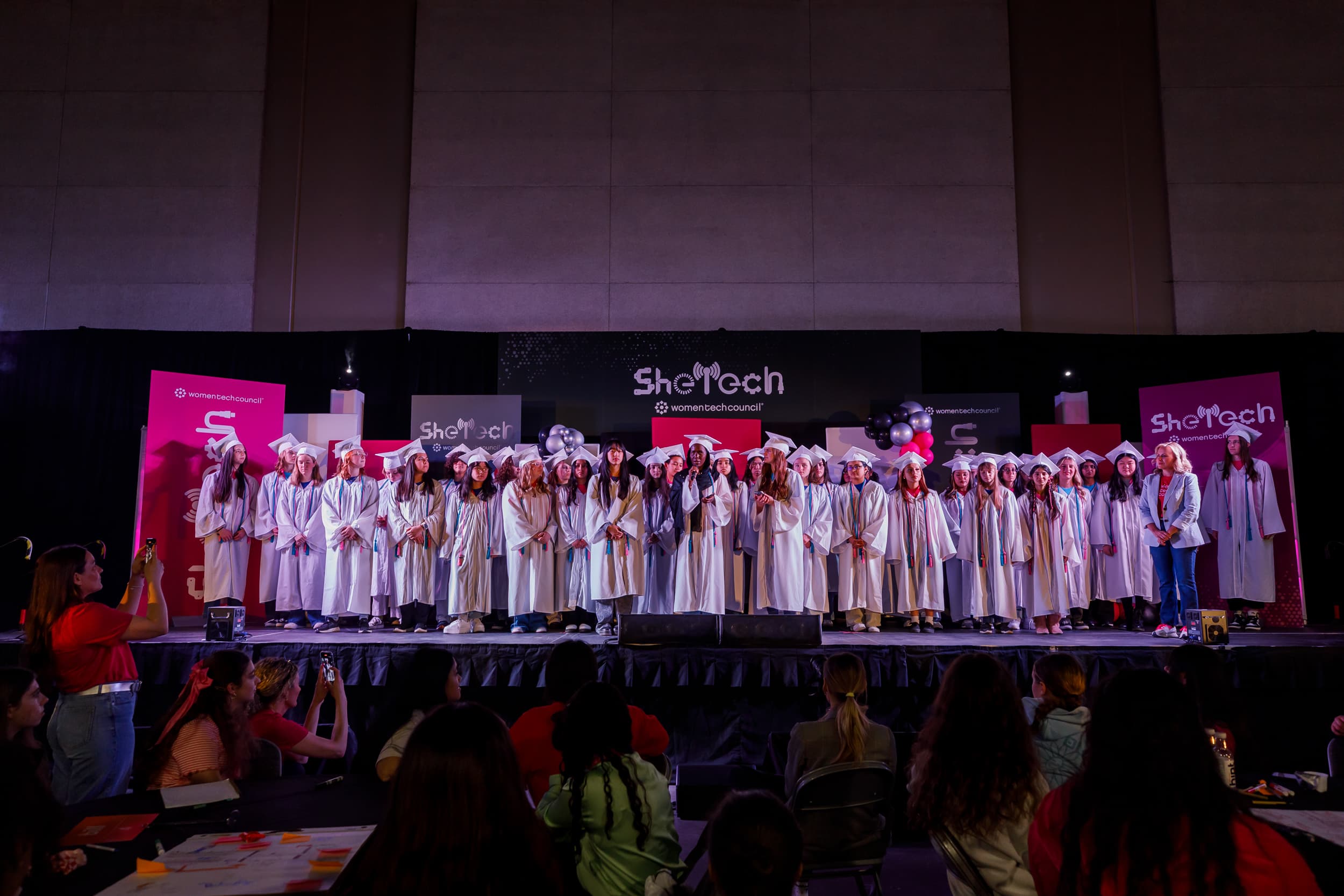 Students engaging in STEM